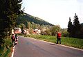 Hikers in Pstruží near Merklín