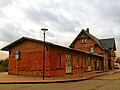 Train station and toilet building (reception building)