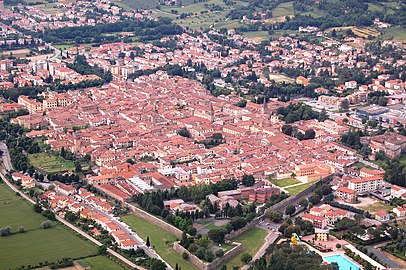 old town roofs and churches