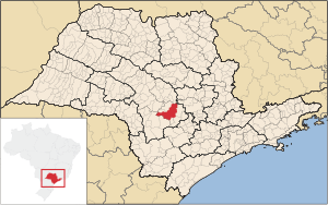 Localização de Botucatu