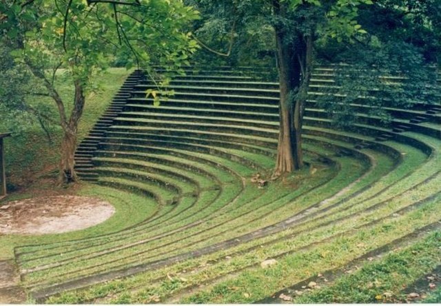 Sarachchandra open-air theatre of the University of Peradeniya, a well-known historical theatre and the only one of its kind in Sri Lanka. It was buil