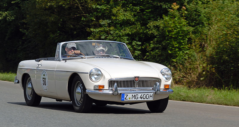 File:Saxony Classic Rallye 2010 - MG B 1967 (aka).jpg