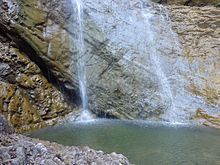 Der Schleierfall oberhalb des Vaterlandsweges