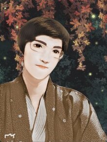 Photograph of me in a yukata.Edited with Meitu.