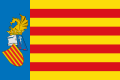 Senyera do País Valenciano, segundo a proposta inicial do Proxecto de Estatuto de Autonomía do País Valenciano, Estatut de Benicàssim.