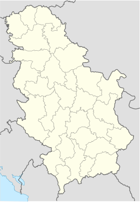 Bogorodica Beogradska na karti Srbije