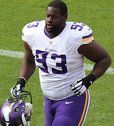 East Rutherford, New Jersey, USA. 6th Oct, 2019. Minnesota Vikings  defensive tackle Shamar Stephen (93) during a NFL game between the Minnesota  Vikings and the New York Giants at MetLife Stadium in