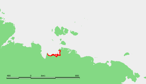 Location of the Yana Bay on whose frozen surface Merkury Vagin was murdered.