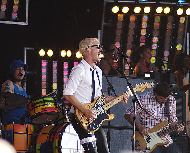 Silverchair on stage at the 2008 Big Day Out