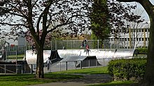 The skate park Skateboarding in Wandle Park - geograph.org.uk - 1262567.jpg