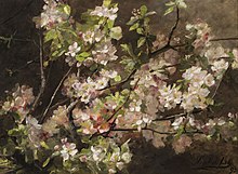 Apple Blossoms by Sophie Ley, 1893 Sophie Ley - Apple Blossoms 1893.jpg