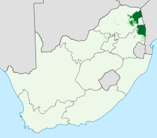 South Africa 2011 Tsonga speakers proportion map.svg