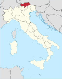 Položaj Provincije Bolzano u Italiji