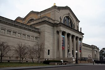 Saint Louis Art Museum i Forest Park i St. Louis, är ritad av Cass Gilbert.