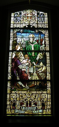 Window on the right side of the church, near the front StPatsNOwindow.JPG