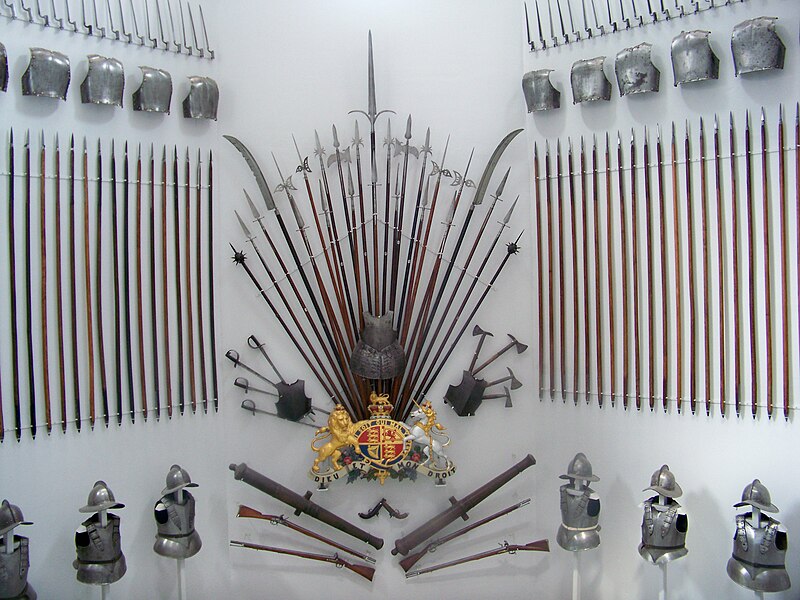 File:Stairwell display at the Royal Armouries museum, Leeds (24th June 2010) 002.jpg