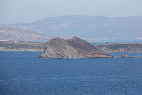 Vista da ilha em 4 de outubro de 2015.