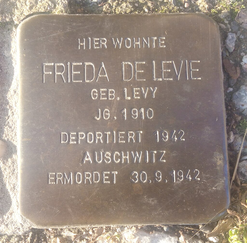 Stolperstein für Frieda de Levie
