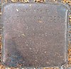 Stolperstein Hagedornstrasse 51 (Gertrud Bromberg), Hamburg-Harvestehude.JPG