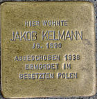 Stumbling Stone Remscheid Bismarckstrasse 60 Jakob Kelmann.jpg