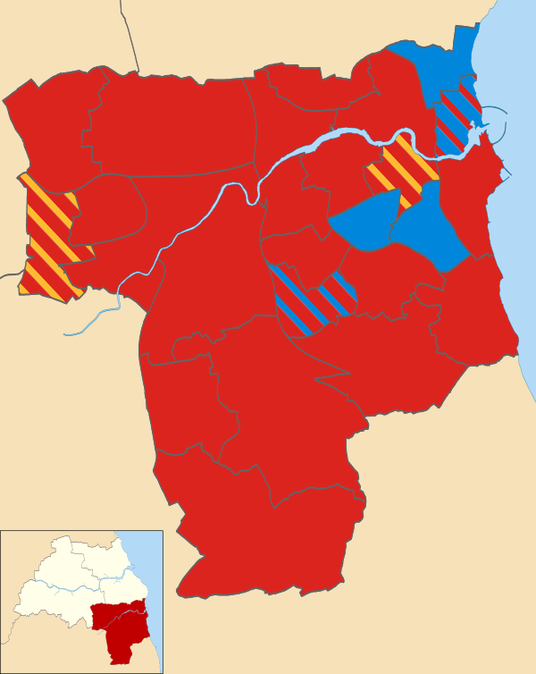 Sunderland UK local election 2004 map.svg