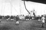 Before Parseval Experimental Airship's first flight at Berlin Tegel airfield 26 May 1906. Pilot: Captain von Krogh.
