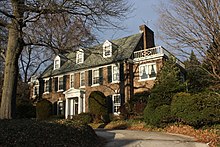 The Kelly Family Home in East Falls, Philadelphia, Pennsylvania, where Rainier proposed to Grace The Kelly Family House in East Falls, Philadelphia 02.JPG