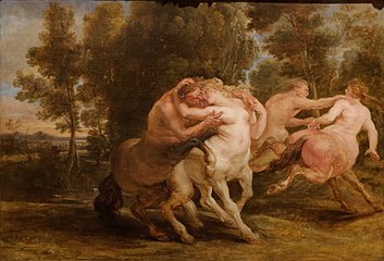 Les Amours des centaures, Pierre Paul Rubens.