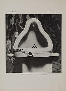 Fountain reproduced in The Blind Man, No. 2, New York, 1917
