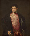 Der spätere Kardinal Ranuccio Farnese (12 Jahre alt)
