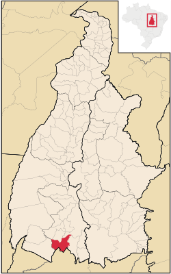 Localização de Talismã no Tocantins