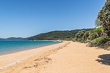 Totaranui Beach in Abel Tasman National Park, New Zealand Totaranui Beach 01.jpg