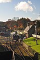 Showing western bridge & station