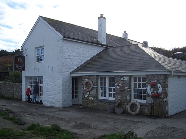 The Turk's Head, the only pub on St. Agnes