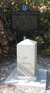 U.S. Coast Survey Base Marker