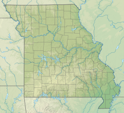 USA Missouri relief location map.svg
