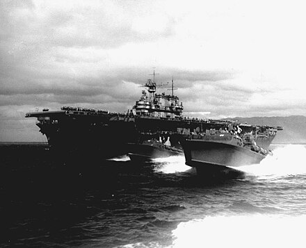 USS Hornet with PT-28 and PT-29