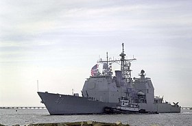 US Navy 001212-N-1012K-501 USS Ticonderoga (CG 47) underway.jpg