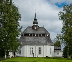 Vemdalen Church in August 2012