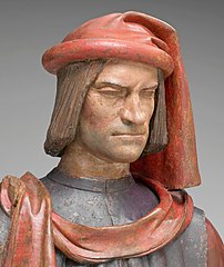 Lorenzo de' Medici, merchant, Florentine bust, 14th or 15th century