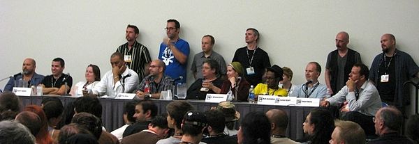 Panel of Vertigo comics creators at San Diego ComicCon 2007.