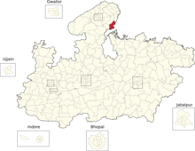 Vidhan Sabha constituencies of Madhya Pradesh (21-Bhander).png