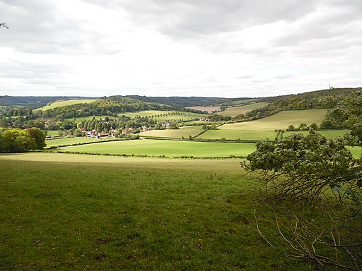 View from Fingest Wood towards Fingest geograph-6588834-by-David-Hillas