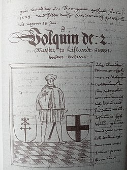 Volquin nagymester képe Johann Renner Livonia története 1556-1561 című művéből