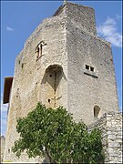 Vue sur le donjon.