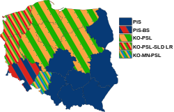 Koalicje w sejmikach 2018–2023