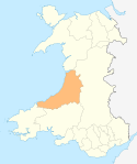 Wales Ceredigion locator map.svg