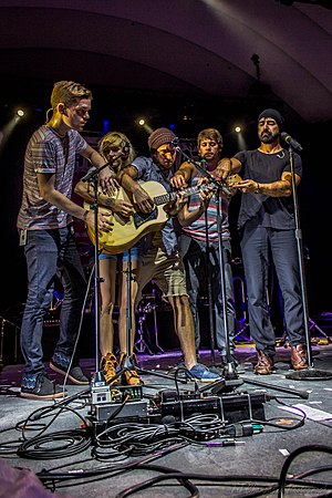 Walk off the Earth performing in Toronto at the Canadian National Exhibition 2013