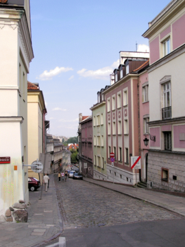 Вигляд з боку вулиці Краківське Передмістя