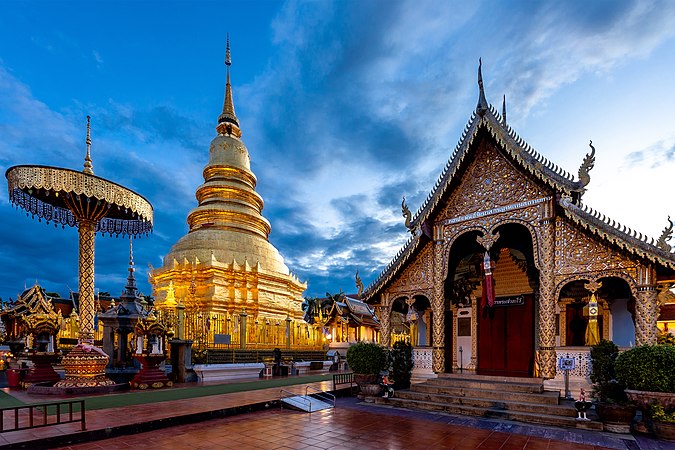 4th prize from Wiki Loves Monuments 2022 : Wat Phra That Hariphunchai, Lamphun province